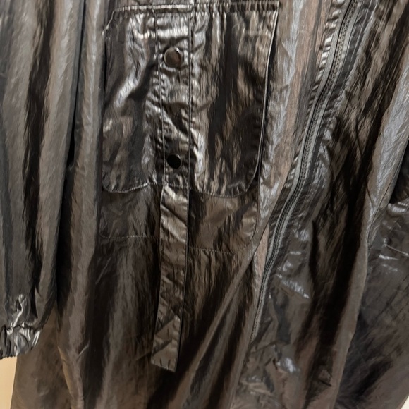 Kate Hewko Black Oversized One Size Nylon Jacket - Picture 5 of 8